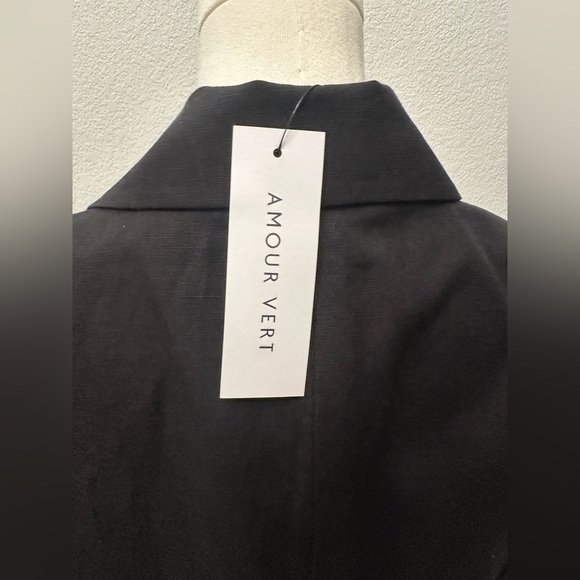 Amour Vert Slim Tobie Summer Blazer Women’s Oversized Size Small NWT $250 MSRP - Picture 9 of 12